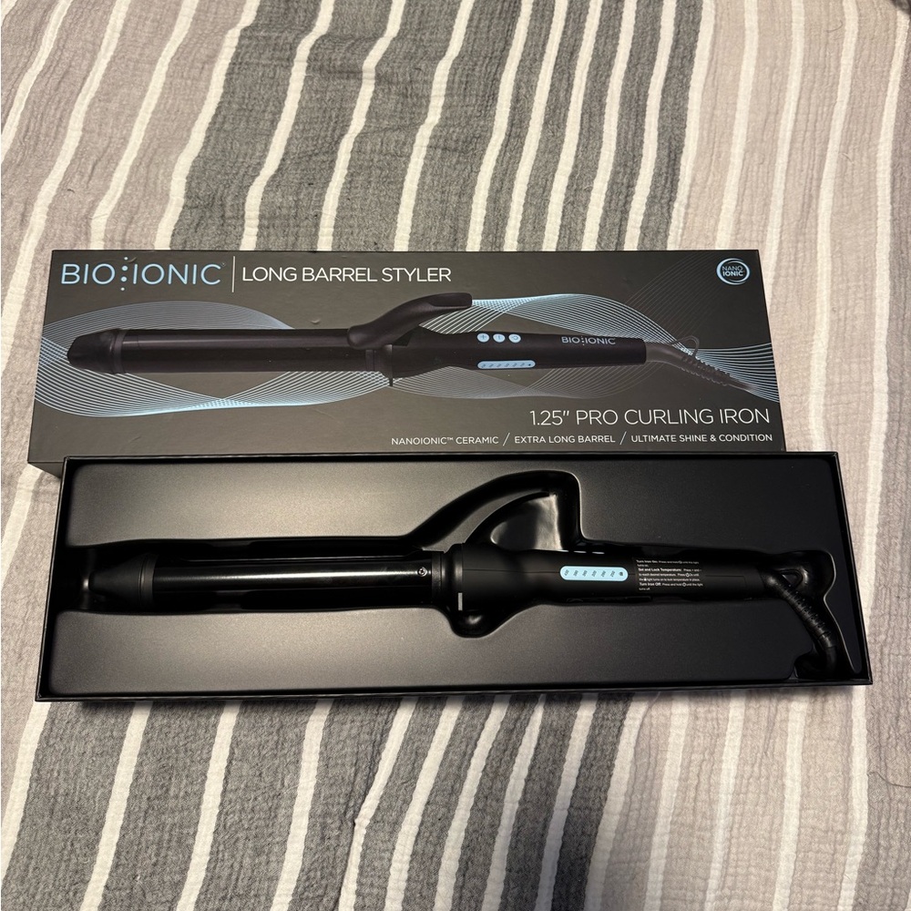 Bio Ionic Long Curling Iron 1.25 inch